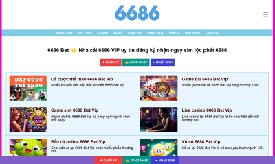 6686 VN VIP - Nhà cái game cá cược uy tín và chất lượng cho người chơi
